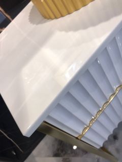 Столешница Armadi Art Solid Glass 100см белый 851-100